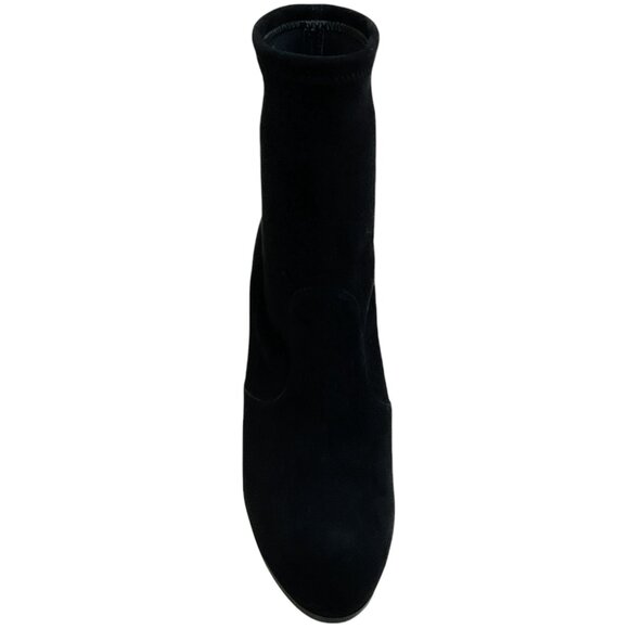 Casadei Black Suede Platform Booties - Picture 4 of 8